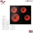 (Hafele) Ceramic Glass Electric Cooktop: Plus Series - VARIO QUATTRO 4X (495.11.009) image 1
