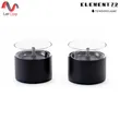(Element72) TenderFlame Tabletop Fireplace Model LILLY 8 2PCS/SET Color BLACK image 1