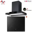 (Hafele) เตาINDUCTION 3 หัว Flex Zone + เครื่องดูดควัน TFT Sense HYPERION + ฝาครอบ 6 นิ้ว (495.07.922) รูปที่ 1