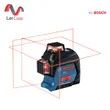 (Bosch PT) เลเซอร์กำหนดแนวเส้น 3 เส้น 360° ปรับระนาบอัตโนมัติ ระยะ 30 ม. เส้นสีแดง IP54 (0601063S01) รูปที่ 1