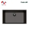 (Foster) ซิงค์ล้างจานสแตนเลส 1 หลุม ติดตั้งใต้เคาน์เตอร์ ผิว Gun Metal PVD ขนาด 750x440 มม. (2157856) รูปที่ 1