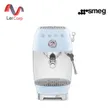 (Smeg) Manual Espresso Coffee Machine with Cold Brew Function, Pastel Blue, Glossy Finish, 50's Style Design (ECF03PBEU) image 1