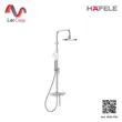 (Hafele) ฝักบัวเรนชาวเวอร์พร้อมฝักบัวสายอ่อน หัวขนาด 22 ซม. สีโครม (495.60.004) รูปที่ 1