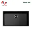 (Foster) อ่างล้างจานสแตนเลส 1 หลุม ฝังใต้เคาน์เตอร์ ผิวเคลือบ PVD สีดำควัน (1157853) รูปที่ 1