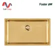 (Foster) อ่างล้างจานสแตนเลส ฝัง 1 หลุม ผิวเคลือบ PVD สีทอง (2157 859) รูปที่ 1