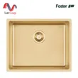 (Foster) อ่างล้างจานสแตนเลส 1 หลุม ฝังใต้เคาน์เตอร์ ผิวฟูเม่ เคลือบสี Gold ด้วยเทคนิค PVD (1155859) รูปที่ 1