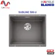 (Hafele) Single Bowl Undermount Kitchen Sink BLANCO SUBLINE 500-U Alu Metallic (495.39.506) (570.26.910) image 1