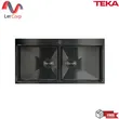 (Teka) 2-Bowl Drop-In Sink TQ 2B PVD BLACK with Free Cold Water Tap image 1
