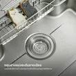 (Eve) Stainless Steel Single Bowl Sink JUMBO PLUS 780/480 - The Perfect Solution for Every Thai Kitchen image 6