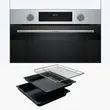 (Bosch) Series 4 Built-in Oven 60 x 60 cm Stainless steel HJA715BR0K image 3