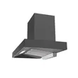 (Eve) Wall-mounted Cooker Hood HC-LOFTBOX-90 + 2-Burner Gas Hob HB78-2BCC/BG + Granite Sink ANDES 760/480 image 2