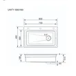 (Eve) Single Bowl Sink Titanium Gray UNITY 800/490 image 6