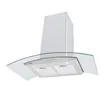 (Tecno) 90 cm Wall-Mounted Range Hood TNS HD 502 B + 2-Burner Built-in Gas Stove with Safety Glass Base TNS HB 207140 GB Free 1.5 m Flue Pipe image 2