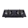 (Tecno) 90 cm Wall-Mounted Range Hood TNS HD 502 B + 2-Burner Built-in Gas Stove with Safety Glass Base TNS HB 207140 GB Free 1.5 m Flue Pipe image 5