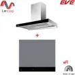 (EVE) SET Electric Cooktop HB60-1FZ1IND/TC + Range Hood HC-HEE35C-60 Free 1.5m Ducting image 6