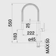 (HAFELE) BLANCO CULINA-S Faucet (495.50.011) image 7