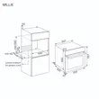 (Eve) เตาอบไฟฟ้า เตาอบแบบฝัง MILLIE รูปที่ 3