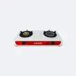 (Eve) 2-Burner Gas Cooktop, Tabletop Gas Stove with Gas and Infrared Burner Mix HP70-1IR1BB/MSE image 2