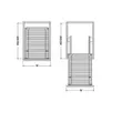 (Hafele) Front Pull-Out Basket Set for 500 mm Cabinet image 4