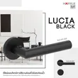 (Hafele) Smart2lock Door Handle and Lock Case Matte Black Stainless Steel - Selectable Door Opening Direction image 2