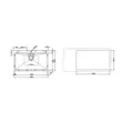 (Hafele) Maria Series Top Mount Kitchen Sink with Free Faucet (495.39.603) image 3