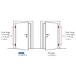 (Hafele) Smart2lock Stainless Steel Door Handle and Lock Set Right Opening (902.99.375) image 4