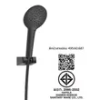 (Hafele) Showerhead with Easy Clean Hose, Black (495.60.687) image 4