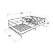 (Hafele) Standalone Plate Rack, 1 Layer (495.34.191) image 3