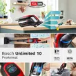 (Bosch) Unlimited 10 Cordless Stick Vacuum BCS1041PET Red image 11