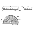 (Hafele) 180° Semi-Circular Corner Revolving Basket Set, 2-Tier Steel Chrome (495.37.030) image 6