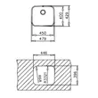 (TEKA) Single Bowl Undermount Kitchen Sink BE 45.40.20 image 2