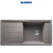 (Hafele) BLANCO Single Bowl Kitchen Sink with Drainboard, Undermount, FARON XL 6 S, Alu Metallic (495.39.387) image 2