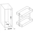 (Hafele) Utensio Plus Front Pull-out Maxi Set for 30 CM Cabinet (545.14.323) image 6
