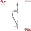 (Hafele) Zinc Alloy Door Handle with Lock System Standard Model Type B (Dummy Handle) Satin Nickel (489.94.627) image 3