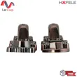 (Hafele) Zinc Alloy Door Handle with Lock System Standard Range Type C (Entrance Door) Dark Copper Gold (489.94.305) image 4