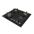(Eve) 4-Burner Built-in Gas Cooktop Tempered Glass Base HB60-4BBTA/BG image 2