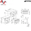 (Smeg) Oven Model SF6301TN+ Grill Microwave Oven Model SO4301M0N image 4