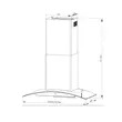 (Teka) Cooker Hood NCW 90 T30 90 cm image 3