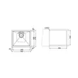 (Hafele) Undermount Kitchen Sink Maria Series (495.39.615) image 3