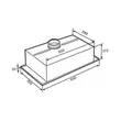 (Teka) Built-in Furniture Mounted Range Hood 55 cm GFH 55 image 2