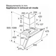 (Bosch) Wall-Mounted Range Hood 90 cm Touch Control DWK91LT60 90IncliB image 6