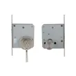 (Hafele) Stainless Steel Mortise Lock Set with Locking Device, Premium Range (Entrance) Satin Stainless (499.65.010) image 3