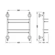 (Hafele) CRYSTALIO 2-Tier Glass Shelf (495.80.060) image 5