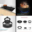 (Eve) Wall-Mounted Range Hood HC-JETBLACK-90 + Built-in Gas Hob HB78-2BCC/BG + Kitchen Sink MARATHON 810/510 image 7