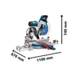 (Bosch PT) Miter Saw 2,000 Watts Model GCM 12 GDL image 8