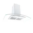 (Tecno) Wall-Mounted Range Hood 90 cm TNS HD 3590 GB + 2-Burner Gas Stove Built-in Tempered Glass Base tns hb 207140 gb Free 1.5 m Air Duct image 2