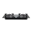 (Tecno) Wall-Mounted Range Hood 90 cm TNS HD 3590 GB + 2-Burner Gas Stove Built-in Tempered Glass Base tns hb 207140 gb Free 1.5 m Air Duct image 5