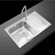 (Mex) Single Bowl Single Drainboard Sink Model DLC81 image 9