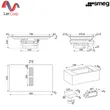 (Smeg) Induction Hob with Integrated Hood Model HOBD682D2 80 cm image 2