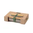 (Element72) BLACK + BLUM Stainless Steel Sandwich Box, STAINLESS STEEL SANDWICH BOX Model, Olive Color image 4